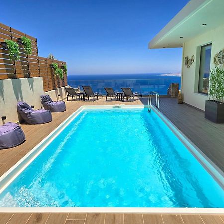 Villa Balcony, Cozy Villa With Amazing View Rodhiá Екстериор снимка