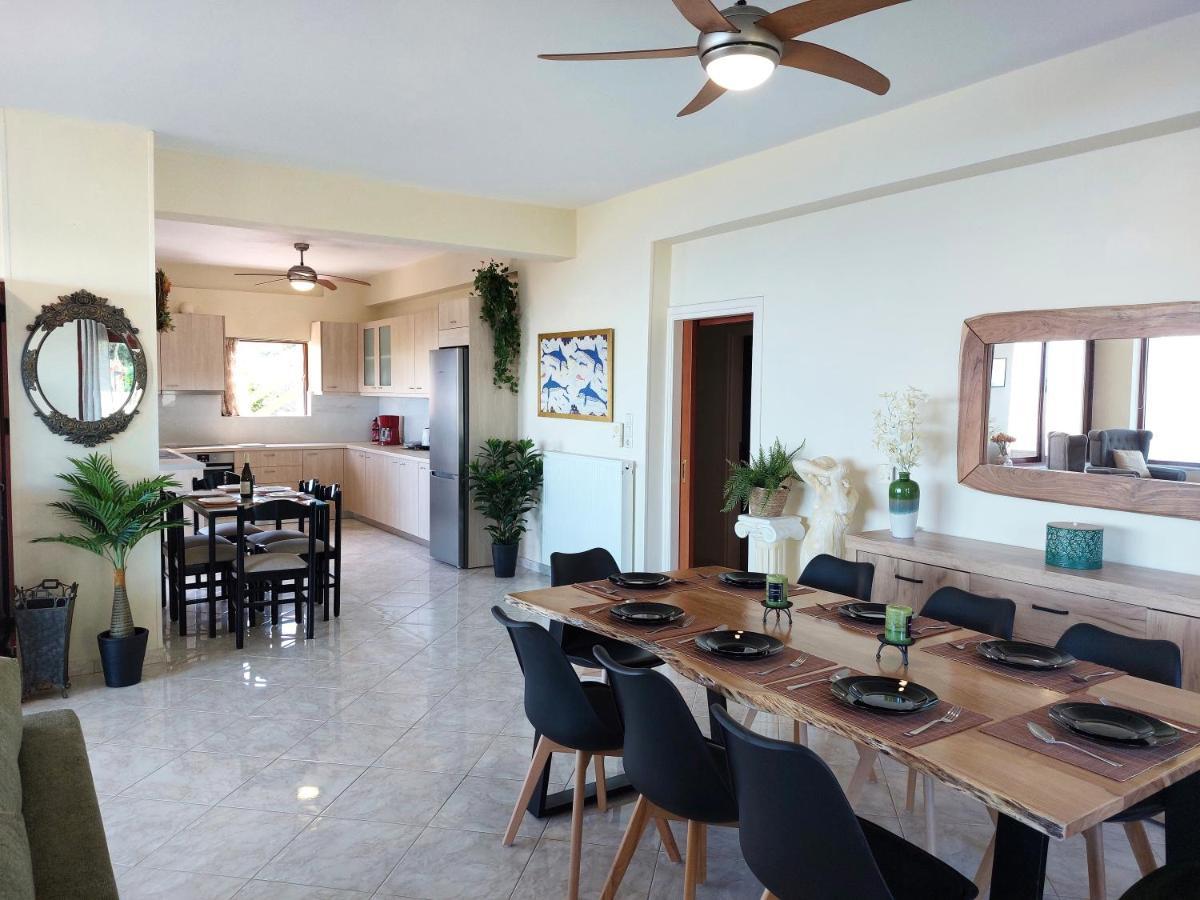 Villa Balcony, Cozy Villa With Amazing View Rodhiá Екстериор снимка