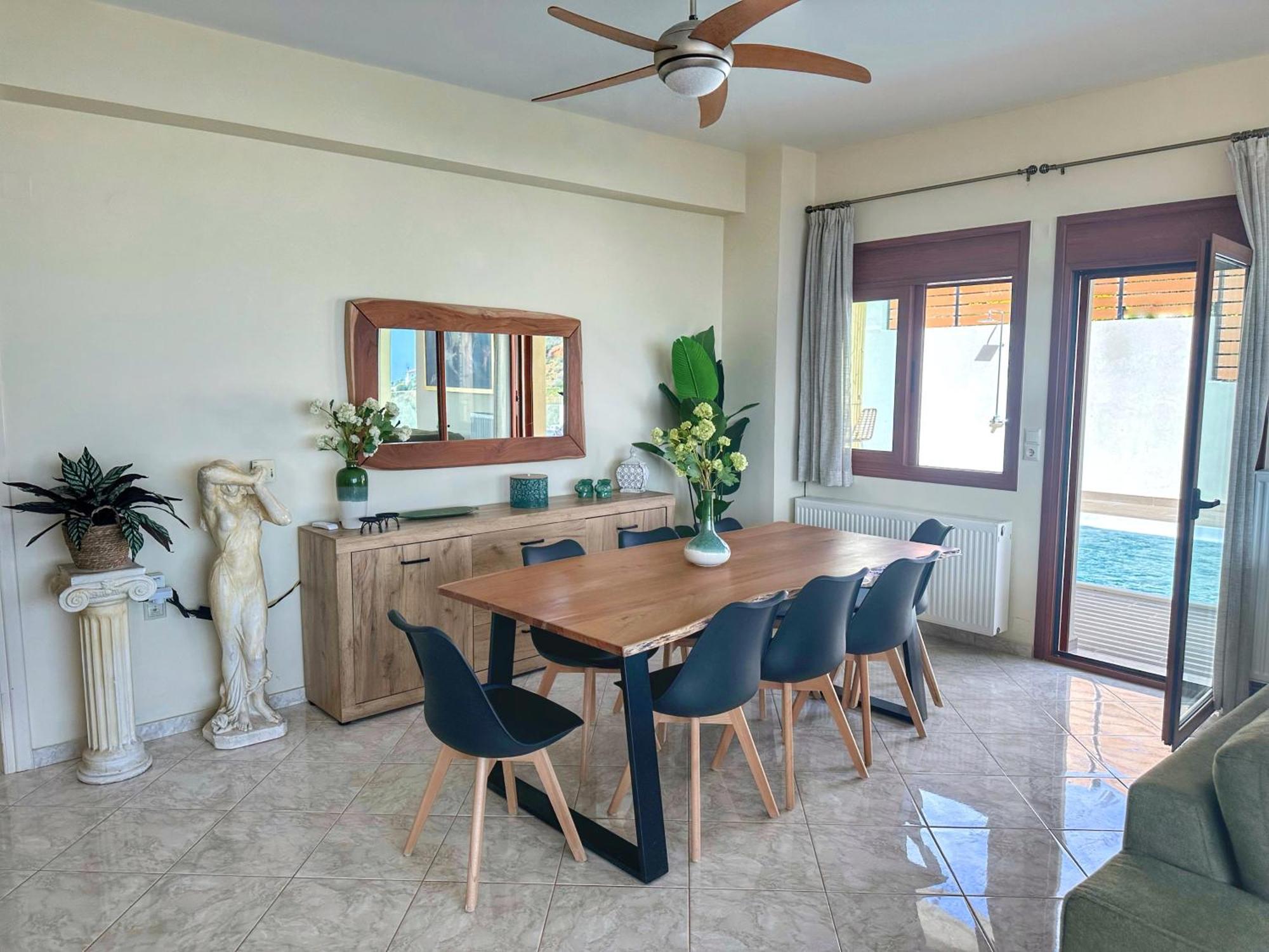 Villa Balcony, Cozy Villa With Amazing View Rodhiá Екстериор снимка
