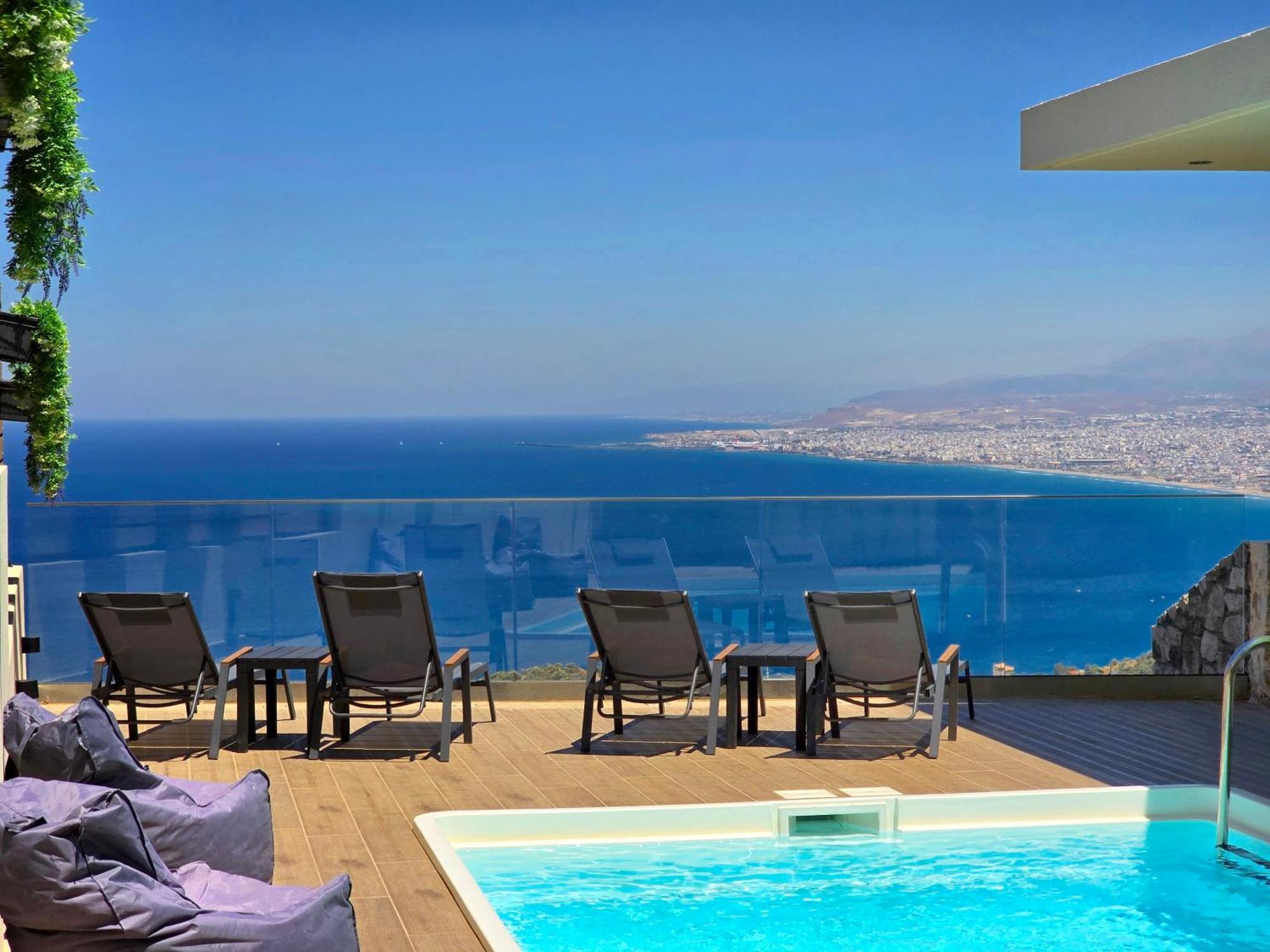 Villa Balcony, Cozy Villa With Amazing View Rodhiá Екстериор снимка