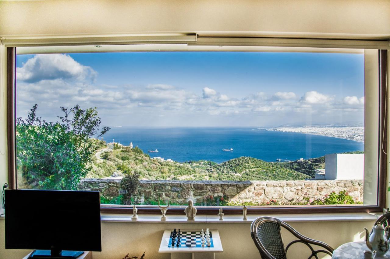Villa Balcony, Cozy Villa With Amazing View Rodhiá Екстериор снимка